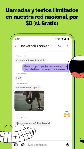 TextNow - Textos y Llamadas screenshot