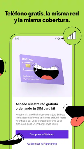 TextNow - Textos y Llamadas screenshot