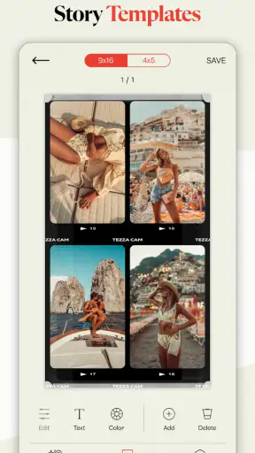 Tezza: editor de fotos y video screenshot