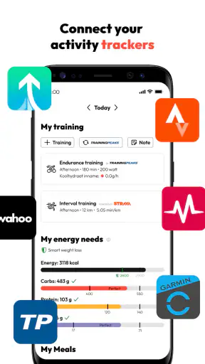 The Athlete's FoodCoach screenshot