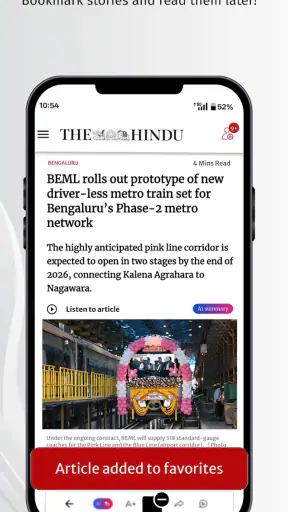 The Hindu: India & World News screenshot