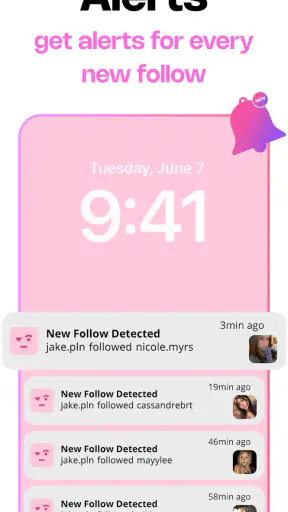 The Ick: Recent Follow Tracker screenshot
