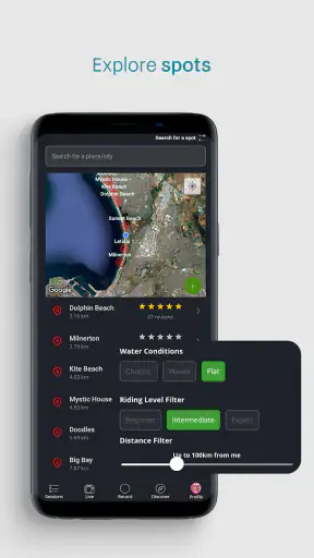 The Surfr. App screenshot