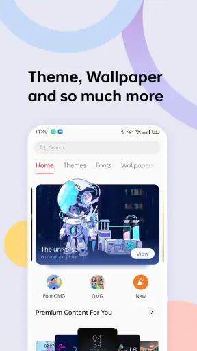 Theme Store screenshot
