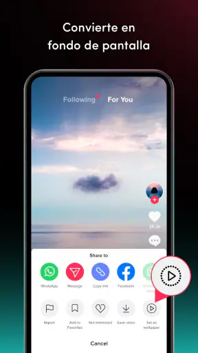 TickTock-TikTok Live Wallpaper screenshot