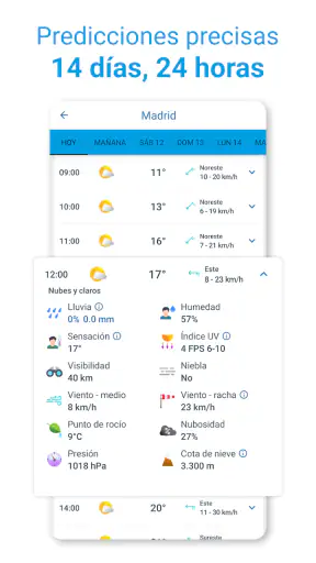 Tiempo 14 días  - Meteored Pro screenshot