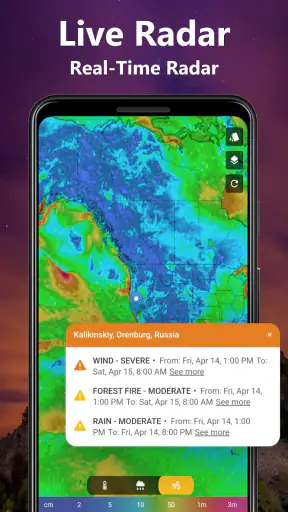 Tiempo - Radar en vivo&widgets screenshot
