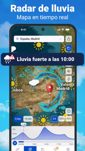 Tiempo, Radar Lluvia y Alertas screenshot