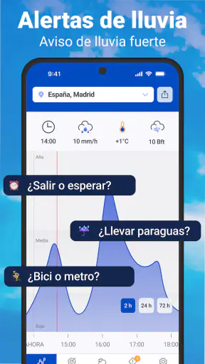 Tiempo, Radar Lluvia y Alertas screenshot