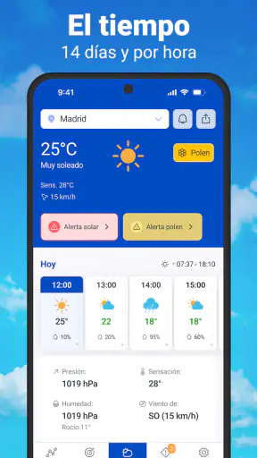 Tiempo, Radar Lluvia y Alertas screenshot