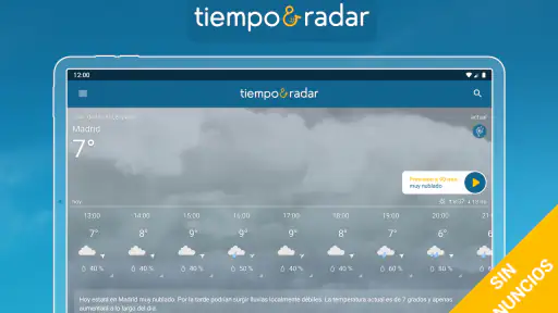 Tiempo & Radar Pro: previsión screenshot