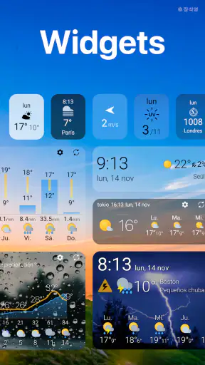 Tiempo y widget - Weawow screenshot
