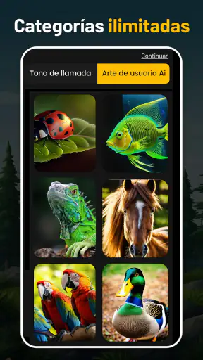 Tonos de animales y pájaros screenshot