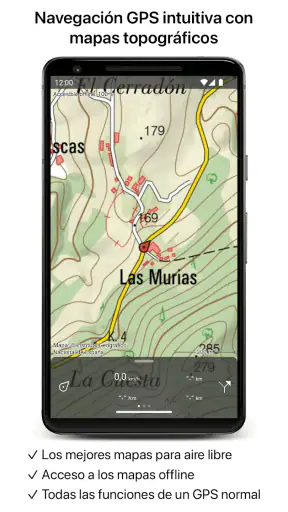 Topo GPS screenshot