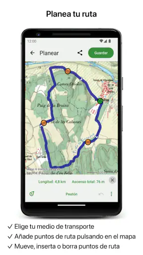 Topo GPS screenshot