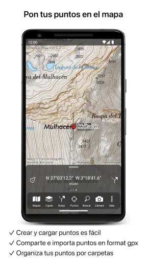 Topo GPS screenshot