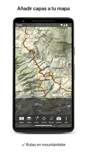 Topo GPS screenshot