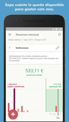 Toshl Finanzas gastos ingresos screenshot