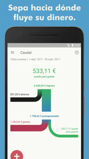Toshl Finanzas gastos ingresos screenshot