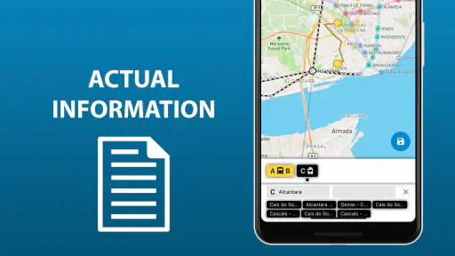 Transporte publico Lisboa screenshot