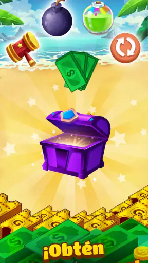 Tropical Crush: Dinero Real screenshot