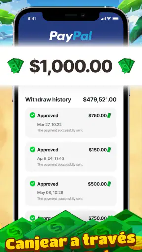 Tropical Crush: Dinero Real screenshot