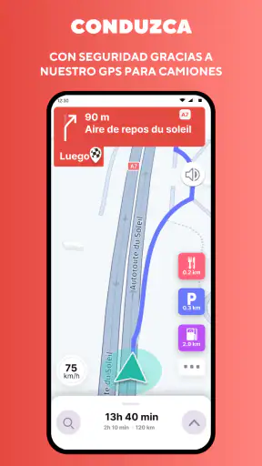 Truckfly - GPS para camiones screenshot