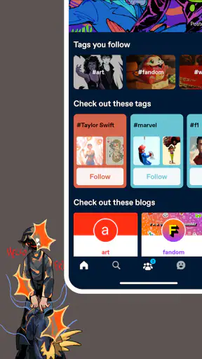 Tumblr: fandom, arte y caos screenshot
