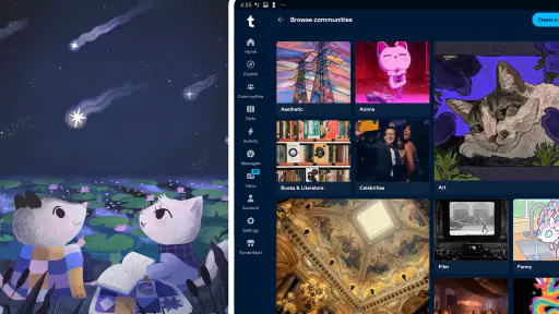 Tumblr: fandom, arte y caos screenshot