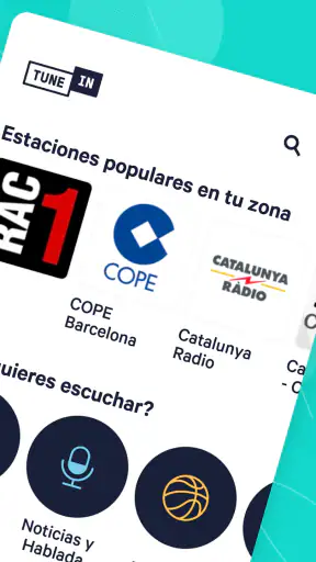 TuneIn Radio: música, fm radio screenshot