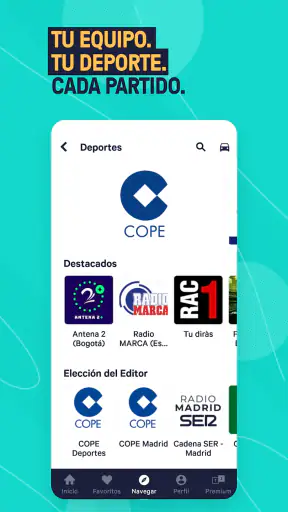 TuneIn Radio: música, fm radio screenshot