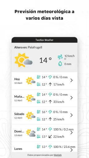 TwoNav 6: Rutas y Mapas screenshot