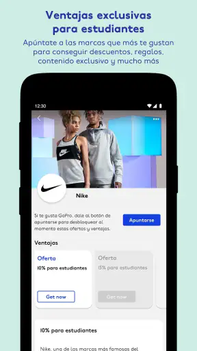 UNiDAYS: Ofertas estudiantes screenshot