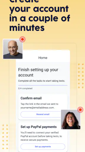 UserTesting screenshot