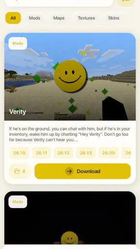Verity Mod for Minecraft PE screenshot