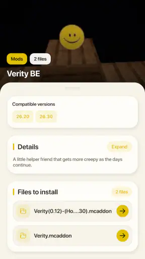 Verity Mod for Minecraft PE screenshot