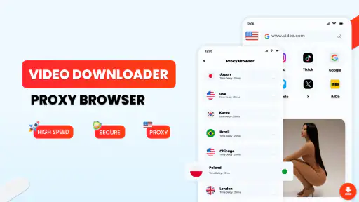 Video Downloader & Proxy Home screenshot