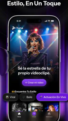Vídeo musical IA: Yuna screenshot
