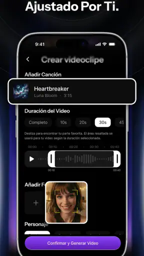 Vídeo musical IA: Yuna screenshot