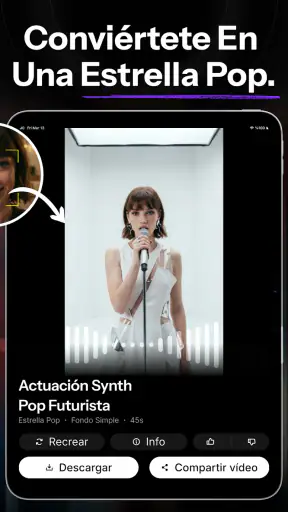 Vídeo musical IA: Yuna screenshot