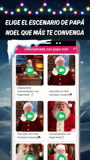 Papá Noel Llamada en Español screenshot