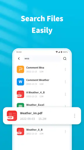 Visor de PDF y escáner screenshot