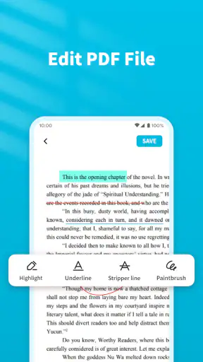 Visor de PDF y escáner screenshot