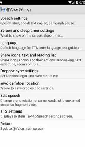 @Voice: Texto a Voz - Lector screenshot