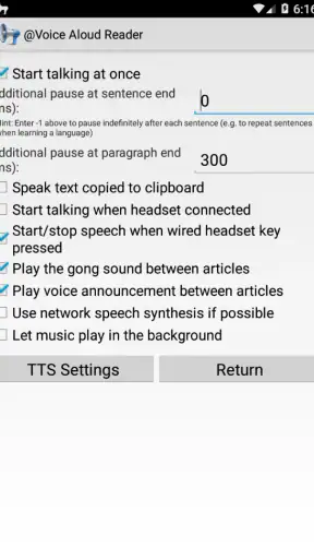 @Voice: Texto a Voz - Lector screenshot