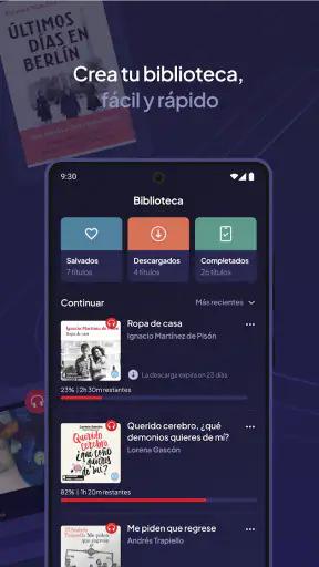 Voxa - Audiolibros y E-books screenshot
