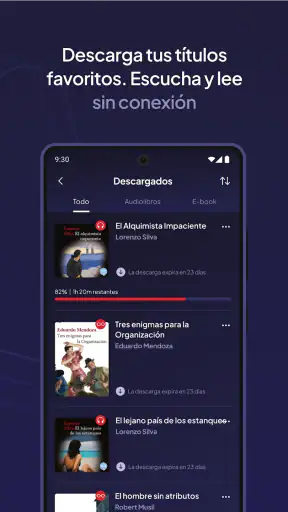 Voxa - Audiolibros y E-books screenshot