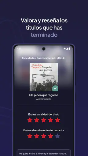 Voxa - Audiolibros y E-books screenshot