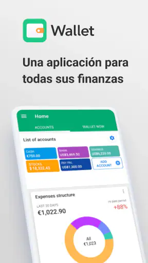 Wallet: rastreador de finanzas screenshot