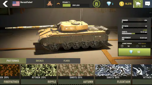 War Machines: Juego de tanques screenshot